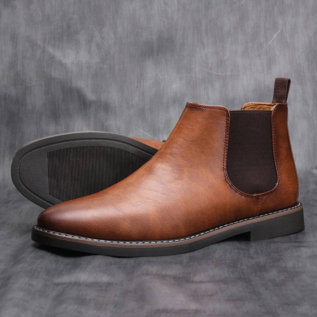 Bota Masculina de Couro