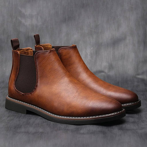 Bota Masculina Couro Chelsea Oley