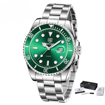 Relógio Masculino Aço Inoxidável Verde