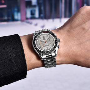 Relógio Masculino Prata Modelo Premium