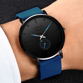 Relógio Masculino Lige Minimalist Azul - 2