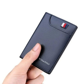 Carteira William Polo Slim Modelo Pocket Organizer - Azul - 13