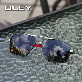 Óculos de Sol Aviador Oley Modelo Le Tampon - 3