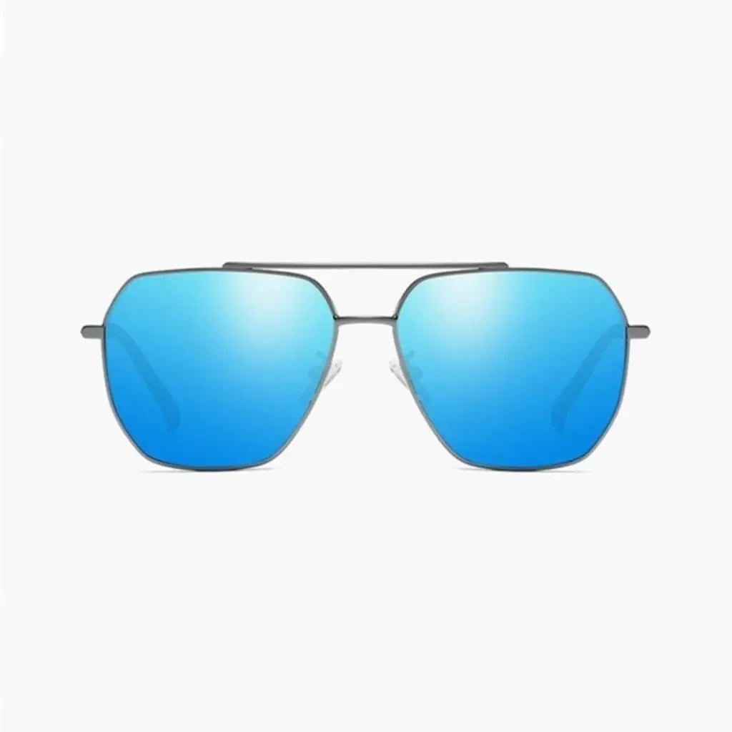 Óculos de Sol Masculino Hexagonal Ônix Oley Azul - 2