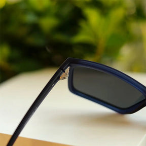 Óculos de Sol Masculino Quadrado Elegance Oley Azul - 6
