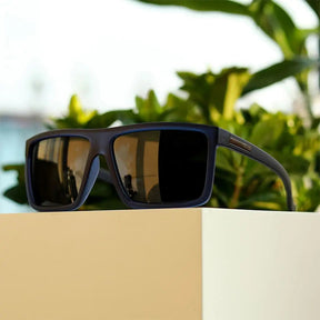 Óculos de Sol Masculino Quadrado Elegance Oley Azul - 1