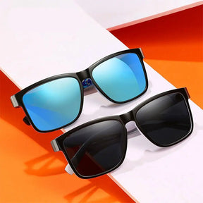 Óculos de Sol Masculino Quadrado Oley Modelo Houston 525 - Preto - 1