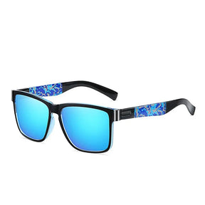 Óculos de Sol Masculino Quadrado Oley Modelo Houston 526 - Azul - 2