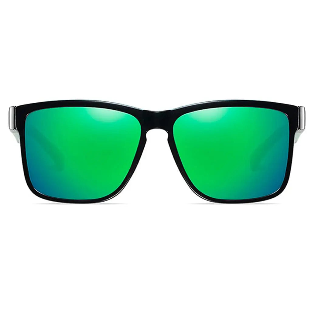 Óculos de Sol Masculino Quadrado Oley Modelo Houston 528 - Verde - 2