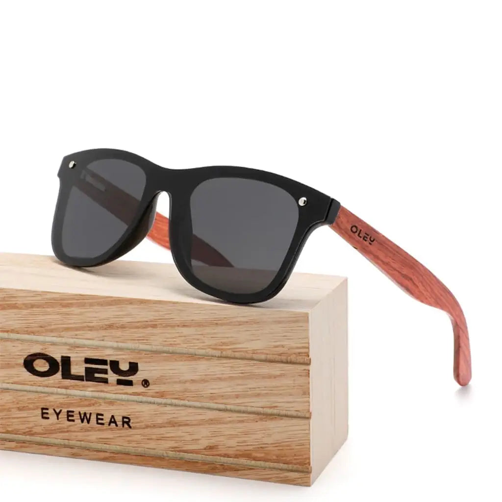 Óculos de Sol Masculino Quadrado Oley Modelo Montpellier Preto - 3