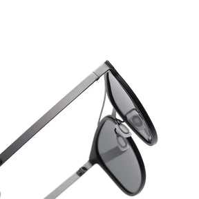 Óculos de Sol Masculino Quadrado Oley Modelo RayGard 245 - Preto - 3