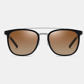 Óculos de Sol Masculino Quadrado Oley Modelo RayGard 247 - Marrom - 2