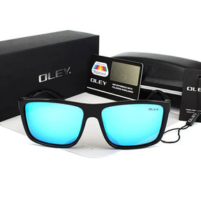 Óculos de Sol Masculino Quadrado Oley Modelo Taurus 626 - Azul - 2