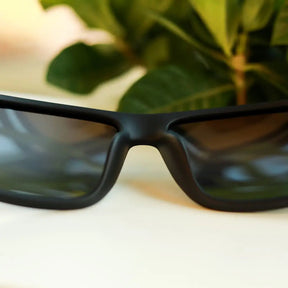 Óculos de Sol Masculino Quadrado Oley Modelo Taurus 628 - Verde Escuro