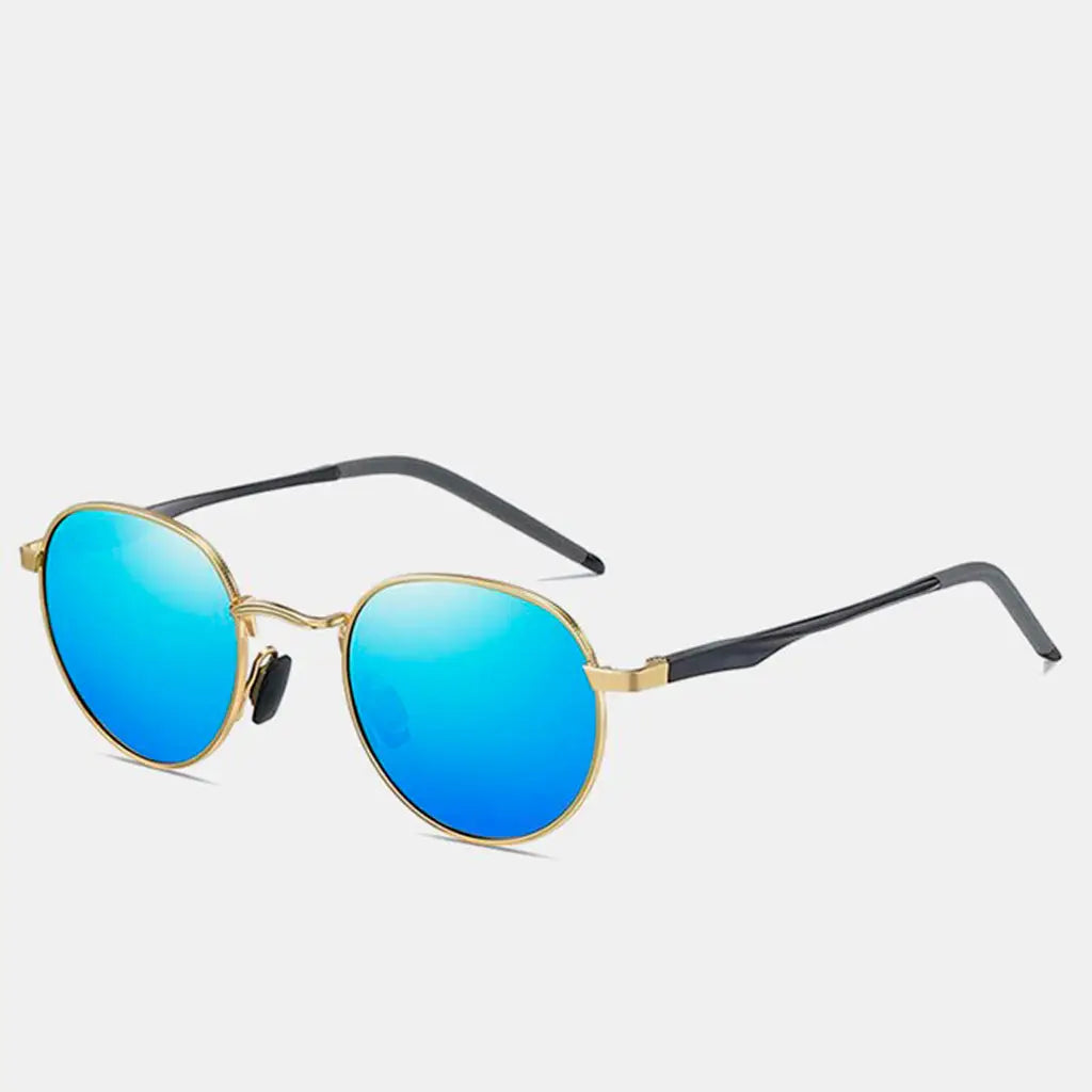 Óculos de Sol Redondo Oley Modelo Columbus Azul - 1