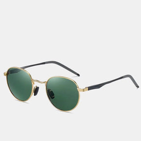 Óculos de Sol Redondo Oley Modelo Columbus Verde - 1