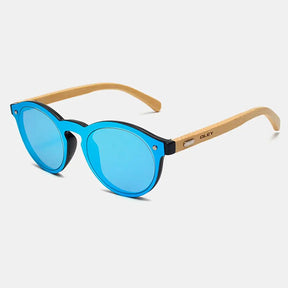 Óculos de Sol Redondo Oley Modelo Marseille Z472 - Azul - 1