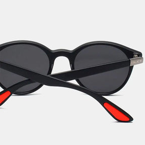 Óculos de Sol Redondo Oley Modelo Retro Preto - 3