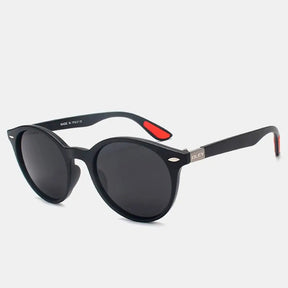 Óculos de Sol Redondo Oley Modelo Retro Preto - 1
