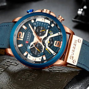 Relógio Masculino Curren Precision Azul - 3
