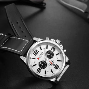 Relógio Masculino Esportivo Curren Venture Branco - 3
