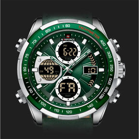 Relógio Masculino Naviforce Explorer Verde - Pulseira de Couro - 2