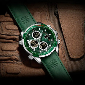 Relógio Masculino Naviforce Explorer Verde - Pulseira de Couro - 5