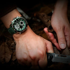 Relógio Masculino Naviforce Explorer Verde - Pulseira de Couro - 4