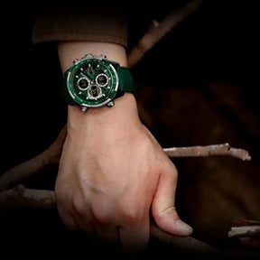 Relógio Masculino Naviforce Explorer Verde - Pulseira de Couro - 3