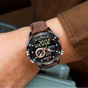 Relógio Masculino Naviforce Modelo 9208 - Marrom - 2