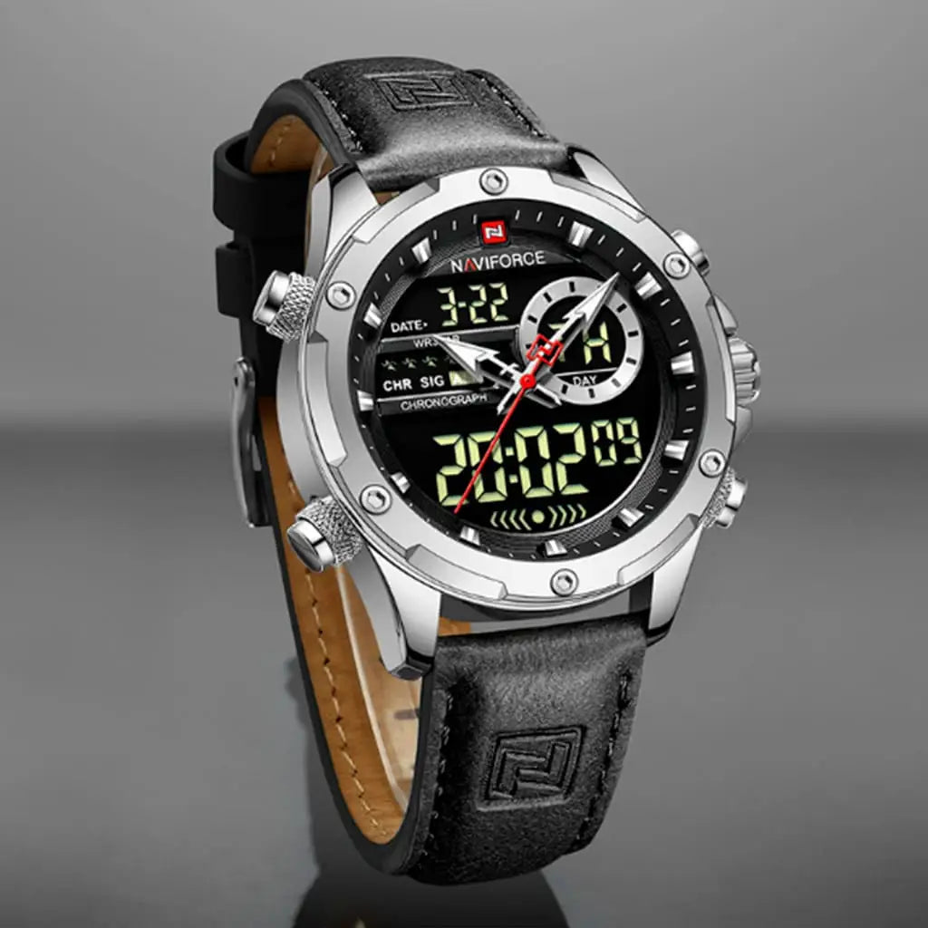Relógio Masculino Naviforce Modelo 9208 - Preto - 1